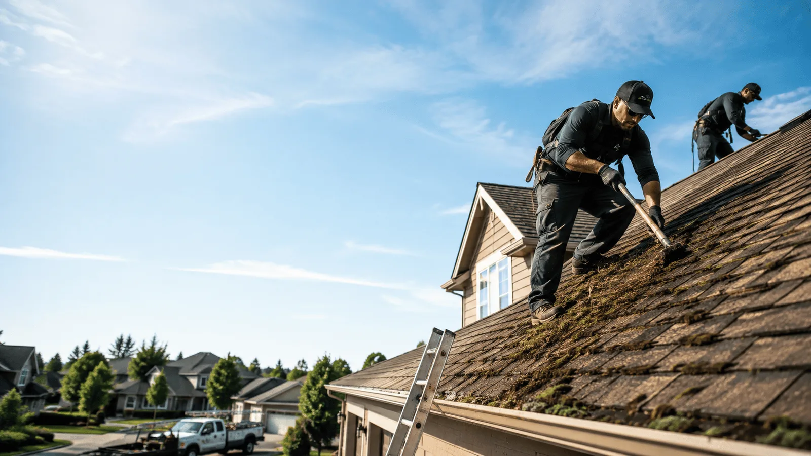Roof Moss Removal in Portland, OH near me